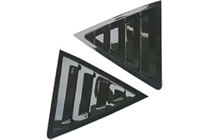 Bayyee 2Pcs Rear Side Vent Window Louvers Cover ABS Racing Style Scoop Trim for Toyota Corolla 2014 2015 2016 2017 2018