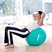 CANWAY Exercise Ball - Extra Thick & Slip Resistant Workout Ball, Professional Grade 2200lbs Anti-Burst Stability Ball, 65CM Yoga Ball with Quick Foot Pump