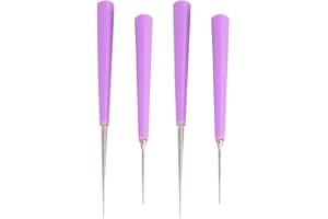 WOFASHPURET 4pcs Bead Hole Maker Drill Tools for Jewelry Making Hand Drill Reamer for Pearls Gemstones Beads