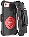 BENTOBEN New iPhone SE 2020 Case, iPhone 8 Case, iPhone 7 Case, Heavy Duty Full Body Rugged Rotating Kickstand Ring Belt Clip Holster Hybrid Shockproof Protective Cover for iPhone SE2/8/7,Black/Red