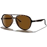 MERRY'S Classic Polarized Aviator Sunglasses For Womens Mens Retro Double Bridge Aviators S8376