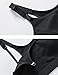 Gratlin Women's Plus Size Nursing Bra Sports Maternity Support Cotton Breastfeeding Bras Black 3X-Large