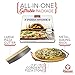 Cordierite Pizza Stone Cooking Kit with Pizza Cutter - 13