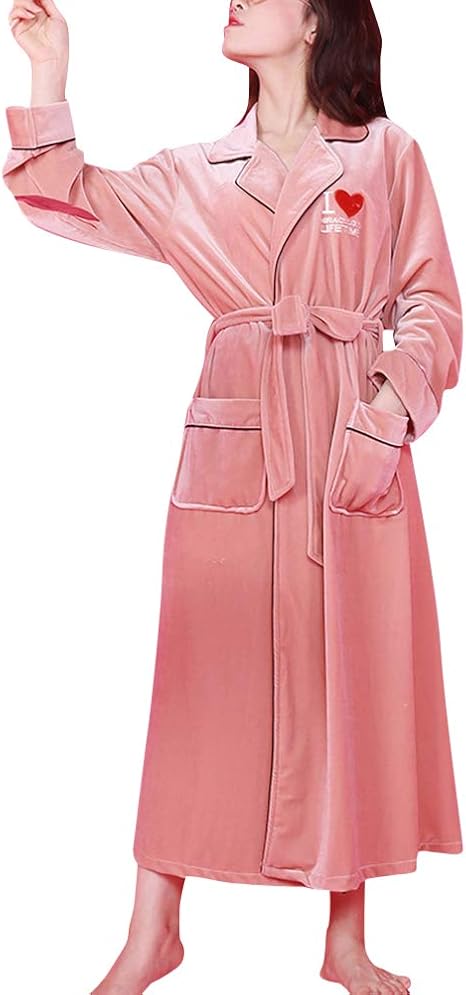 bademantel damen pink flauschig