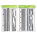 Homecube Linen/Cotton Fabric 13 Pockets Wall Door Closet Hanging Storage Bag Organizer,White Polka Dots/Navy Stripe (Dark Blue Stripe)