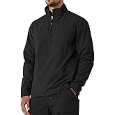 Aulemen Men's Casual Quarter Zip Pullover Golf Windbreakers Athletic Lightweight Jacket Hiking Running Sweatshirt with Pocket