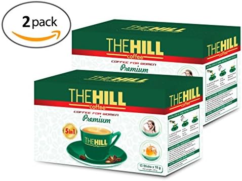 Rich Instant Coffee for Women with Honey and Collagen by the Hill Coffee. Vietnamese Coffee with Non Dairy Creamer and No Artificial Sweetener. 30 Servings. 15 Instant Coffee Packets Per Box. 2 Boxes.