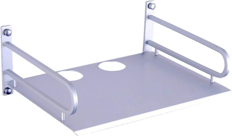 Shopready DVD Wall Mount Shelf Bracket/ Holder/ Stand for TV Box, Apple TV, Roku 3/ 2, Router, Set Top Box, Mini PC, Aluminum Material