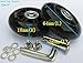2 Set Luggage Suitcase Replacement Wheels , Bearings Repair Set for Luggage Kits