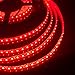 FAVOLCANO LED Strip Light Red 16.4FT 5M SMD3528 IP65 Waterproof 600LEDs 120 LEDs/M Flexible Rope Light for Halloween Thanksgiving Car Bar Club Home Decoration