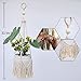 UL Macrame Plant Hanger-Boho Hanging Planter - Hanging Planter Shelf for Indoor Plants- Bohemian Decorative Home Flower Pot Holder (Natural)