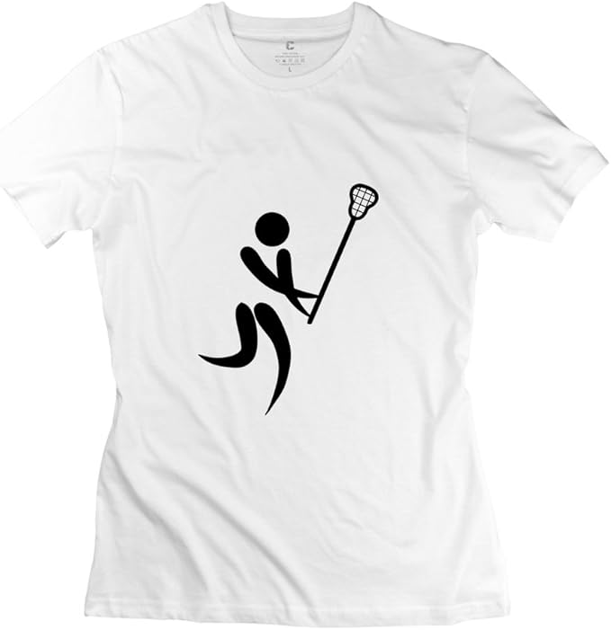 Lacrosse Player Women TShirt Personalized 100 Cotton