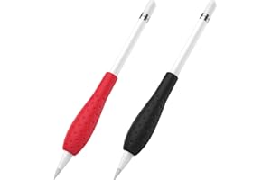 MoKo [2 Pack] Silicone Grip Holder Ergo Protective Sleeve Cover Case Accessories Compatible with Apple Pencil 1st / 2nd Gener