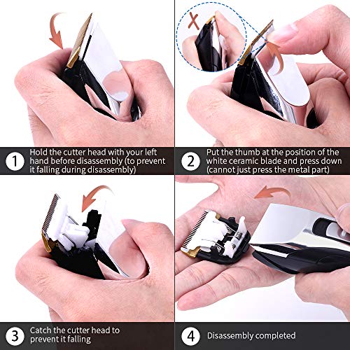 ELEHOT Hair Clippers for Men with 6 accessories Cordless Rechargeable Lithium-Ion