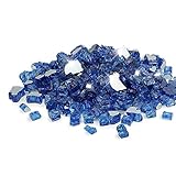 Starfire Glass 10-Pound "Fire Glass"  1/2-Inch Cobalt Blue Reflective