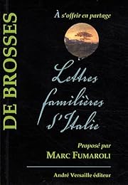 Lettres familières d'Italie
