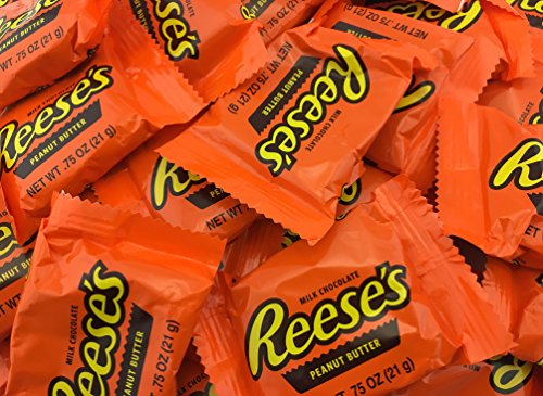 REESE'S Peanut Butter Cups, Milk Chocolate, Snack Size (Pack of 2 Pounds)