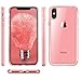 DAUPIN Compatible for iPhone Xs Max Phone Case Colorful Luxury Sparkle Glitter Bling Cover Slim Thin Clear Cases for Women Girls for iPhone Xs Max 6.5 Inch 2018 (Rose Gold)