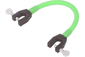 Drfeify Ski Tip Connector, Professional Speed Control Durable Clipstick Ski Training Aid with Elastic Cord and Wide Clamp for
