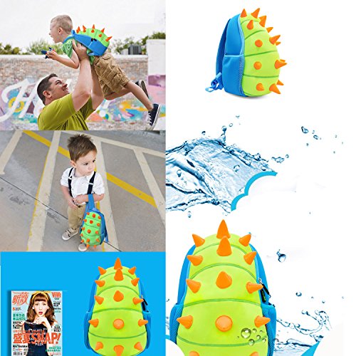 YISIBO Waterproof Kids Backpack 3D Dinosaur Cartoon School Sidesick Bags Toddler Backpacks