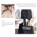 Drhob Black Adjustable 100% Cotton Cooking Kitchen Bib Apron with Pockets for Women Men Chef