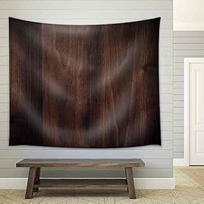 Wooden Wall Background or Texture - Fabric Wall Tapestry Home Decor - 51x60 inches