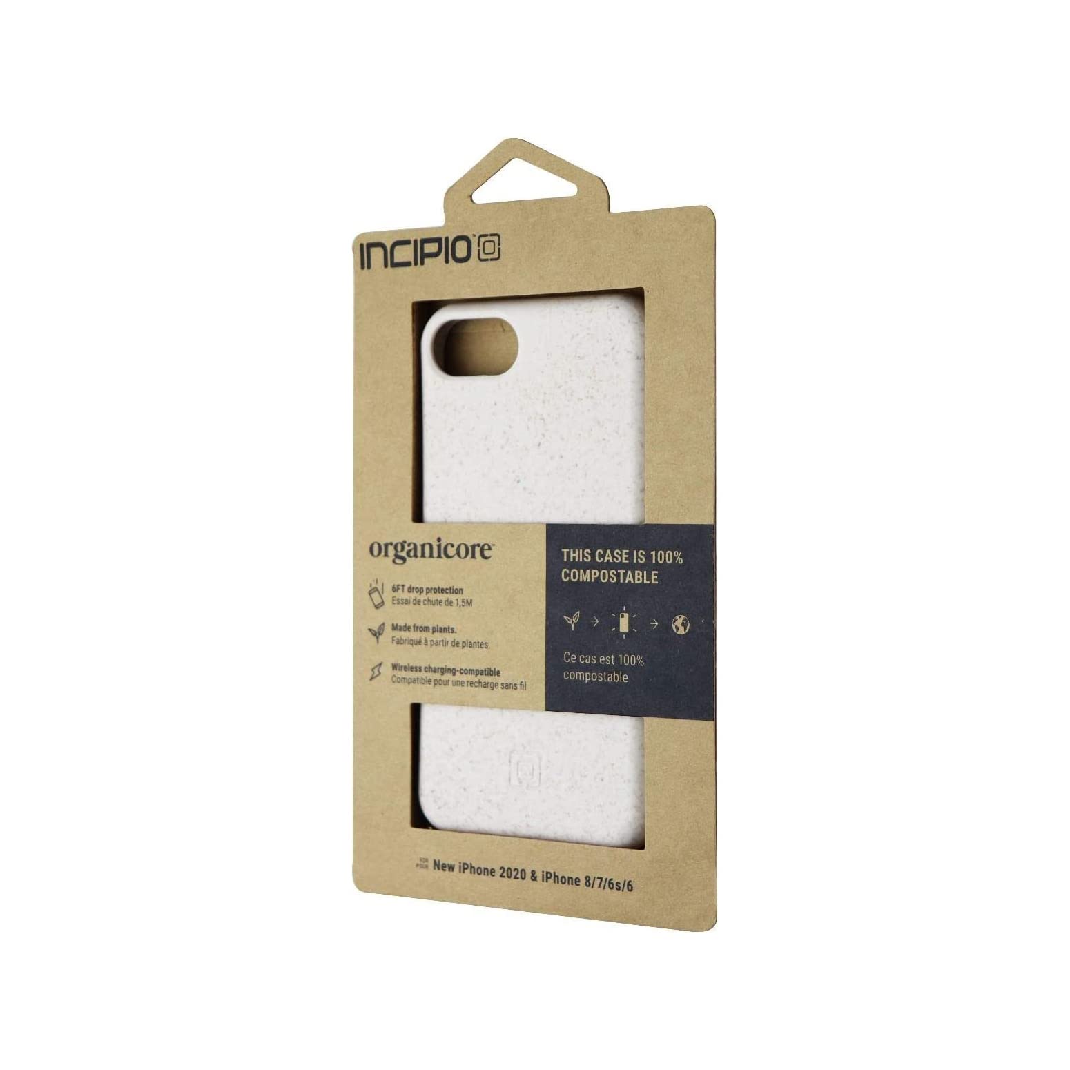 Photo 1 of Incipio Organicore Slim Case for Apple iPhone SE (2nd Gen) & 8/7 - Oatmeal Beige