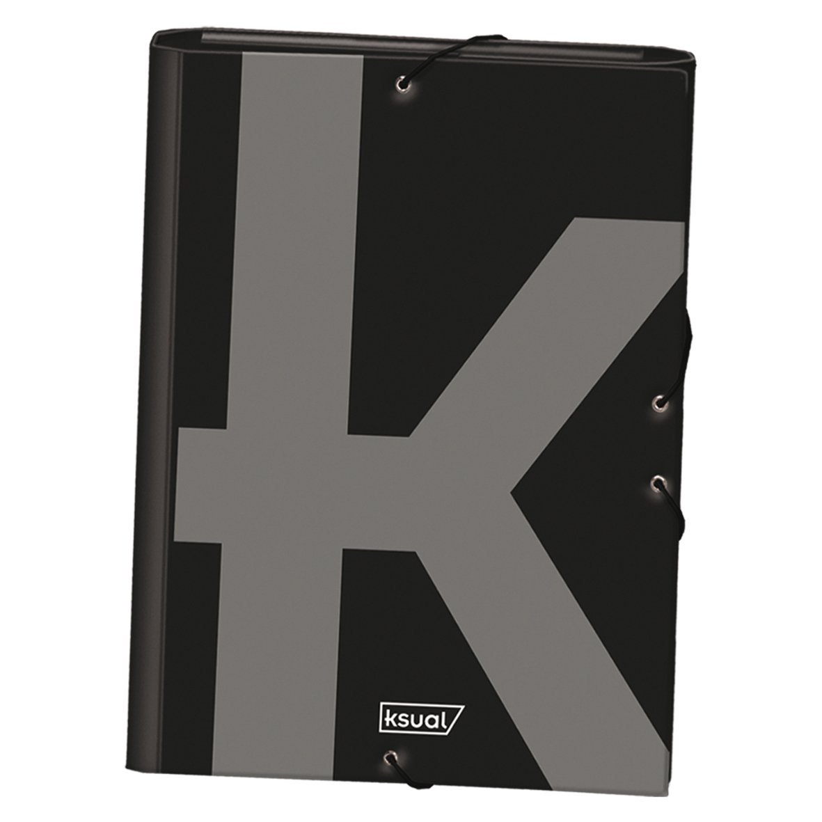 DOHE Ksual 44980 Document Folder with Elastic Straps - Black