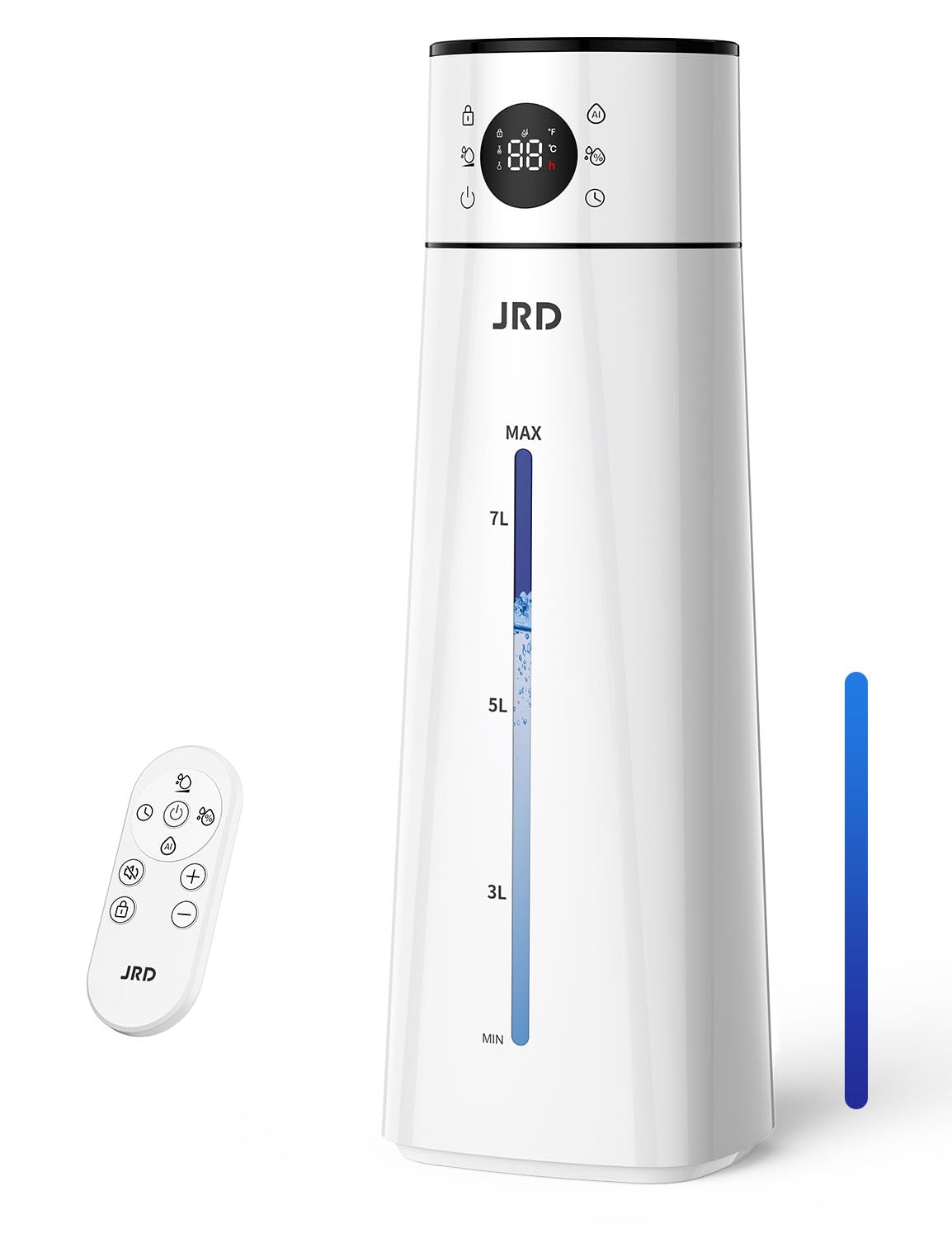 Photo 1 of ***PARTS ONLY***NON FUNCTIONAL***
JRD 8L/ 2.1Gal Humidifier Large Room, Ultrasonic Cool Mist for Bedroom, Quiet Humidifier with Remote Control, 10 Mist Modes, 24H Timer, 40H Run, AI Mode, Night Light for Home Office Baby Pets-White