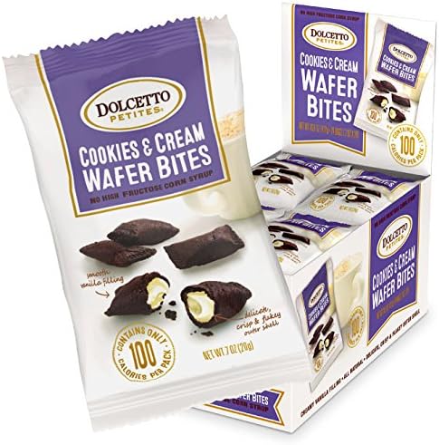Dolcetto Cookies & Cream Wafer Bites (24/cs)