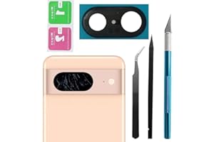 Pixel 8 Back Rear Camera Lens Glass Replacement for Google Pixel 8 Rear Camera Glass with Pre-Installed Adhesive and Reparing