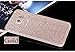 Supstar Luxury Sparkly Bling Full Body Skin Sticker Wrap Covered Edges Vinyl Decal Screen Protector Film for Samsung Galaxy S6 Edge Plus G9280 (Champagne Gold)