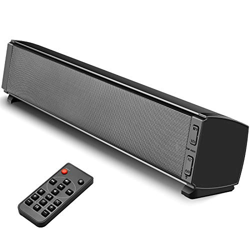 Soundbar Altoparlanti per PC e TV, Tensphy soundbar Bluetooth 5.0 da 120 dB con subwoofer integrato, audio surround per…