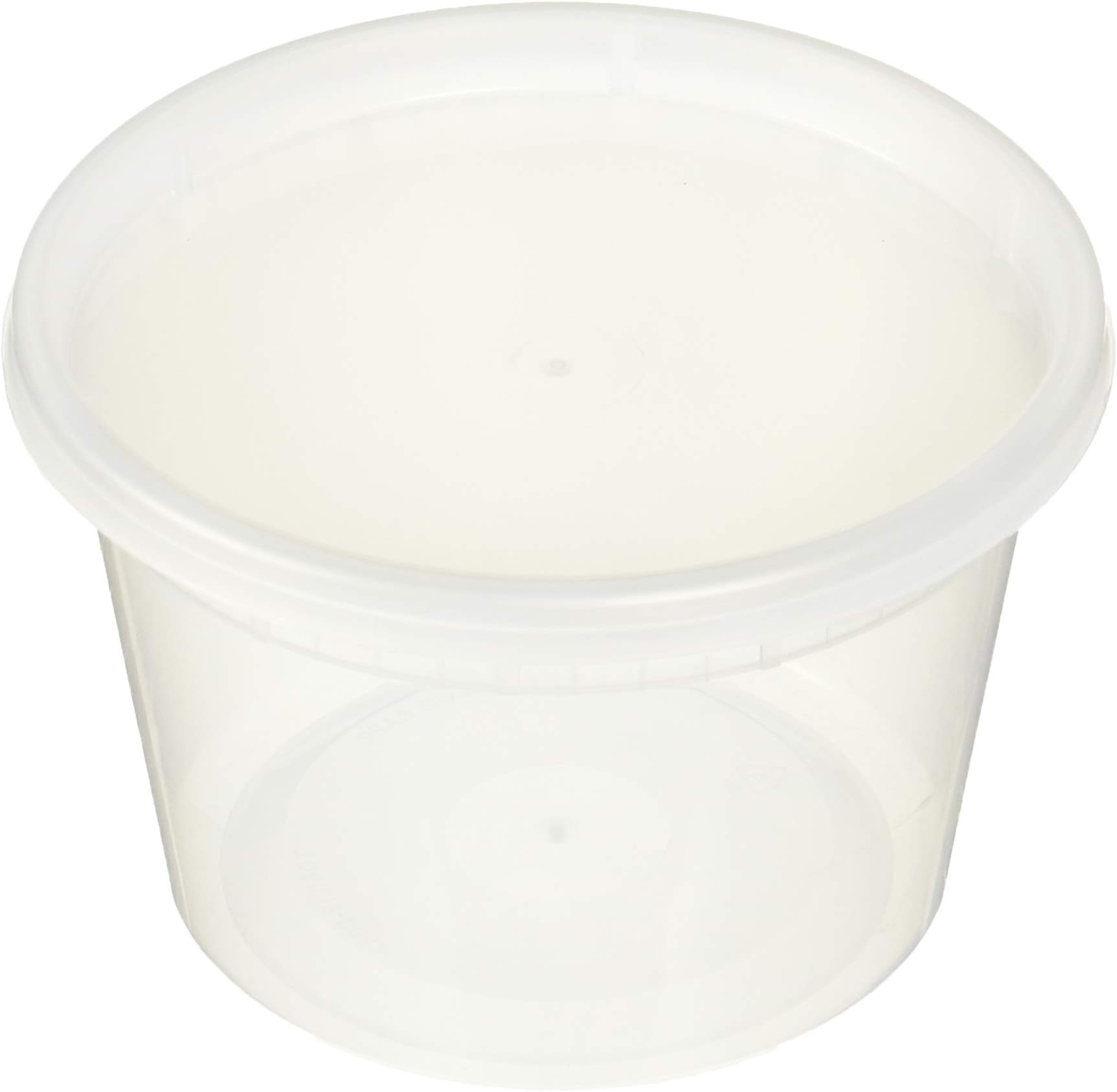 Deli Food Storage Containers with Lids, 16 Ounce (240 Packs)