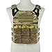 Outry M4 M16 AR-15 Type Magazine Pouch Mag Holder - Triple/Double/Single Airsoft MOLLE Mag Pouch - Open Top Version - Triple - Multicam/CP