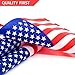 Anley US National United States Mini Flag 12 Pack - Hand Held Small Miniature American Flags on Stick - Fade Resistant & Vivid Colors - 5x8 Inch with Solid Pole & Spear Top