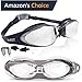 U-FIT Swim Goggles | Swimming Goggles for Men Women Adults - Best Non Leaking Anti-Fog UV Protection Clear Vision - Free Goggle Case Nose and Ear Plugs
