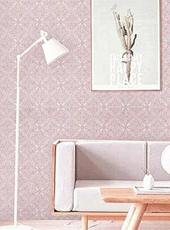 Pink Wallpaper Pink Wall Contact Paper Pink Peel And Stick Wallpaper Removable Pink Paper Girl Flower Wallpaper Wall Covering Self Adhesive Wallpaper Shelf Drawer Liner Vinyl Decal Roll17 7 X78 7 Amazon Com