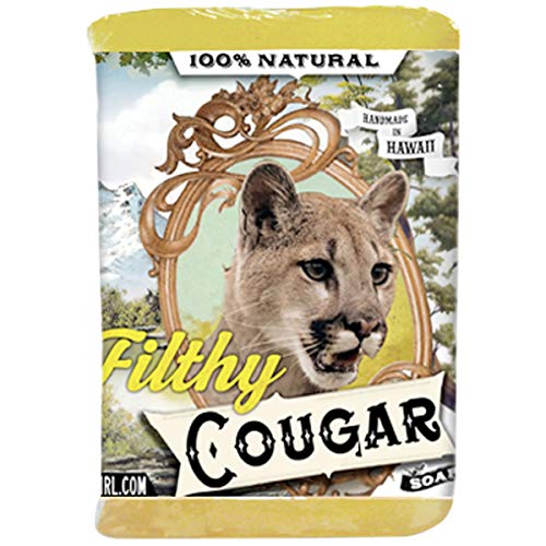 Filthy Cougar all natural glycerin BAR SOAP Citrus Palmrosa Rose Ginger