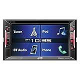 JVC KWV140BT Double Din BT in-Dash DVD/CD/Am/FM Car Stereo W/6.2 Touchscreen