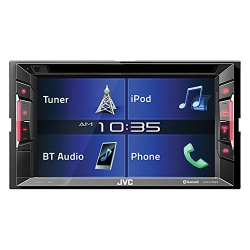 JVC KWV140BT Double Din BT in-Dash DVD/CD/Am/FM Car Stereo W/6.2 Touchscreen