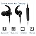 KUUFER Wireless Headphones In-ear, Bluetooth Earbuds Stereo,Noise Cancelling With Mic And Magnetic,Volume Control,Sweatproof,Sport Headset Leisure,Workout For iPhone,MP3,Cell Phone,iPad,