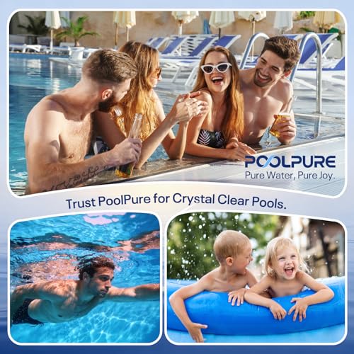 POOLPURE CCP420 Pool Filters Replaces Pentair Clean and Clear Plus 420, R173576, PCC105, 178584, Ultral-A6, Unicel C-7471, 817-0106, Filbur FC-1977, 570-0425-07, L x OD: 26"x7", 4X105 sq.ft. Cartridge