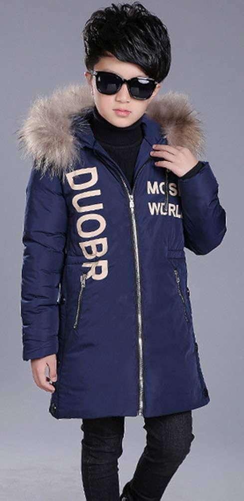 doudoune avec fourrure garcon
