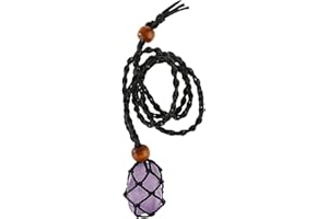 Necklace Cord Empty Stone Holder, Necklace Cord for Crystals, Stone Necklace Cord, Pendant Stone Holder Adjustable Necklace S