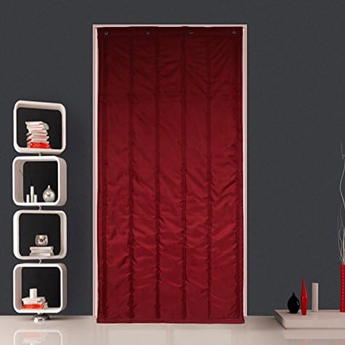 TWHZJNCGSKO Cotton Curtain Thicken Winter Wind-Proof Keep Warm soundproof Curtain Cold air Conditioner Curtain Warm Curtain-K 90x220cm(35x87inch)