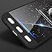 XiaoMi RedMi 4X Case, Ranyi [Full Body 3 in 1 Series] [Slim & Thin Fit Tightly] [360 Degree Protection] Premium Hybrid Bumper 3 in 1 Electroplated Hard Case for XiaoMi RedMi 4X (2017), red/Black