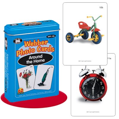 Super Duper Publications Webber â€œAround the Homeâ€ Photo Card Deck Educational Learning Resource for Children