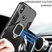 BetterAmy for Xiaomi Redmi Note 7 / Redmi Note 7 Pro Case,Hybrid Heavy Duty Armor Dual Layer Anti-Scratch Shockproof Defender Back Case Cover Tempered Glass Screen Protector，Black