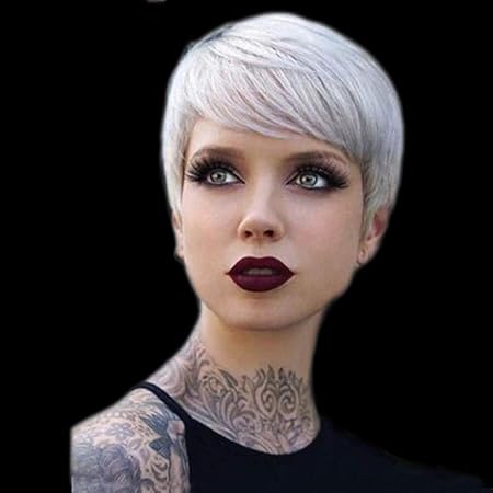 Amazon Com Short Natural Synthetic Hair Wigs Synthetic Short